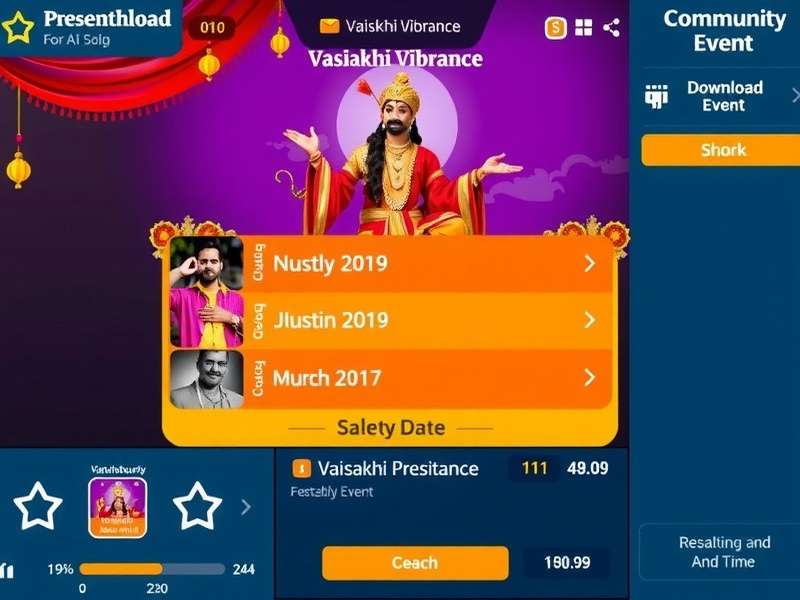 Vaisakhi Vibrance download statistics chart